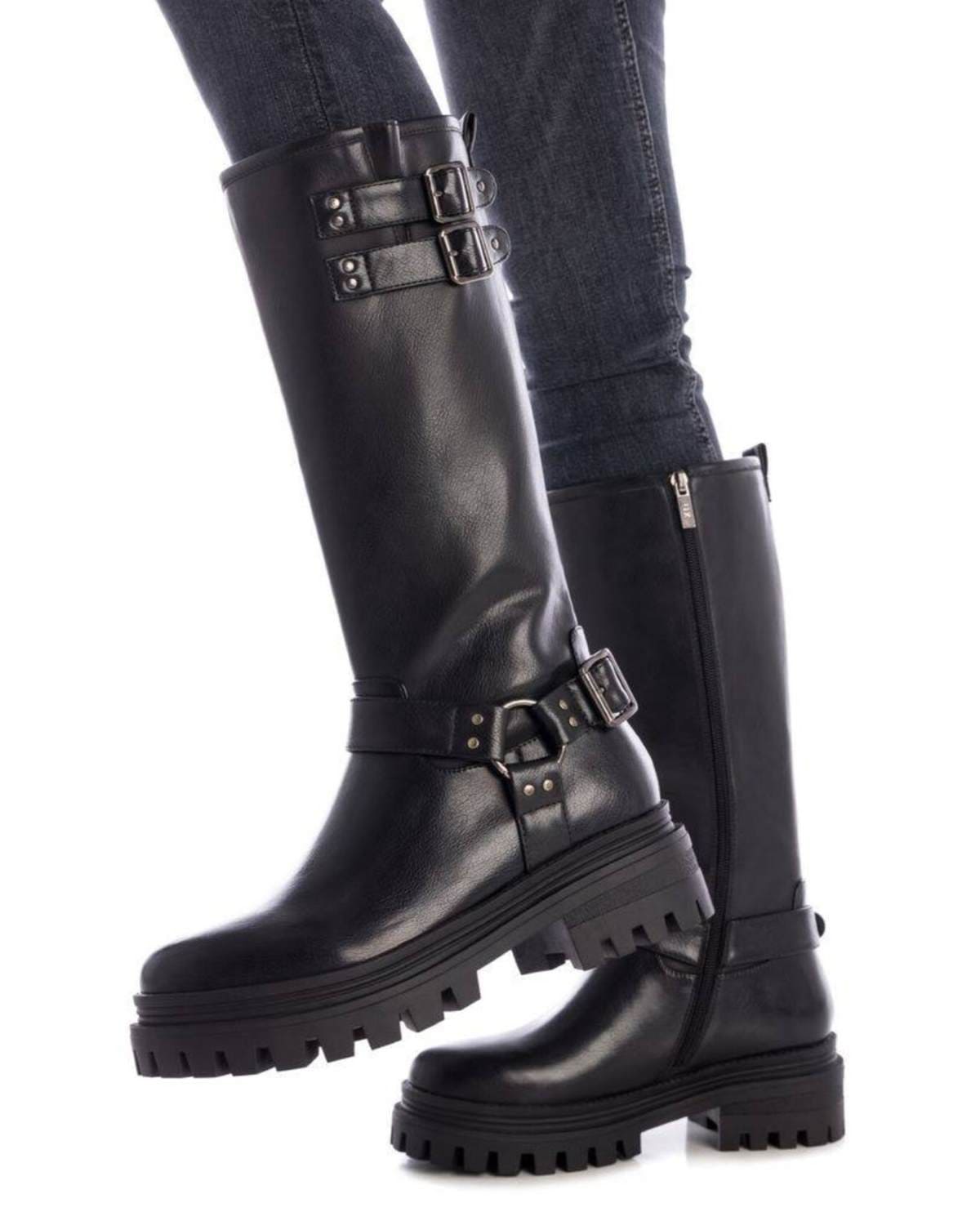 Xti Botas de mujer moteras con cremallera lateral en El Corte Inglés