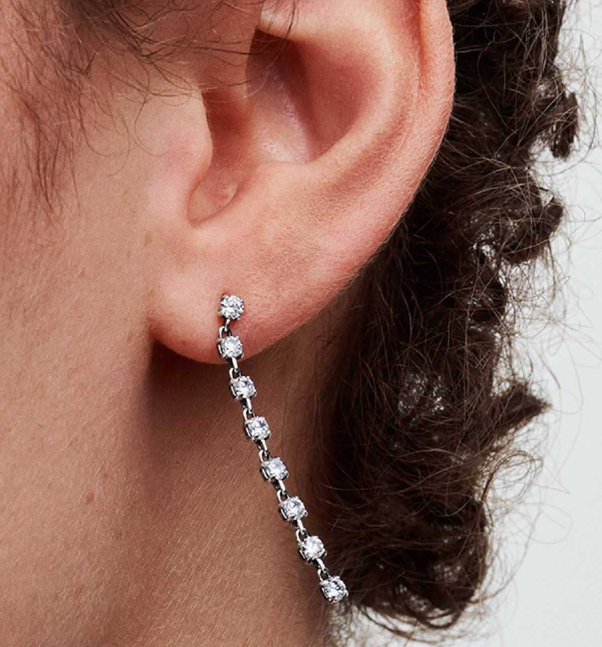 Pendientes Gota Ocho Gemas Brillantes