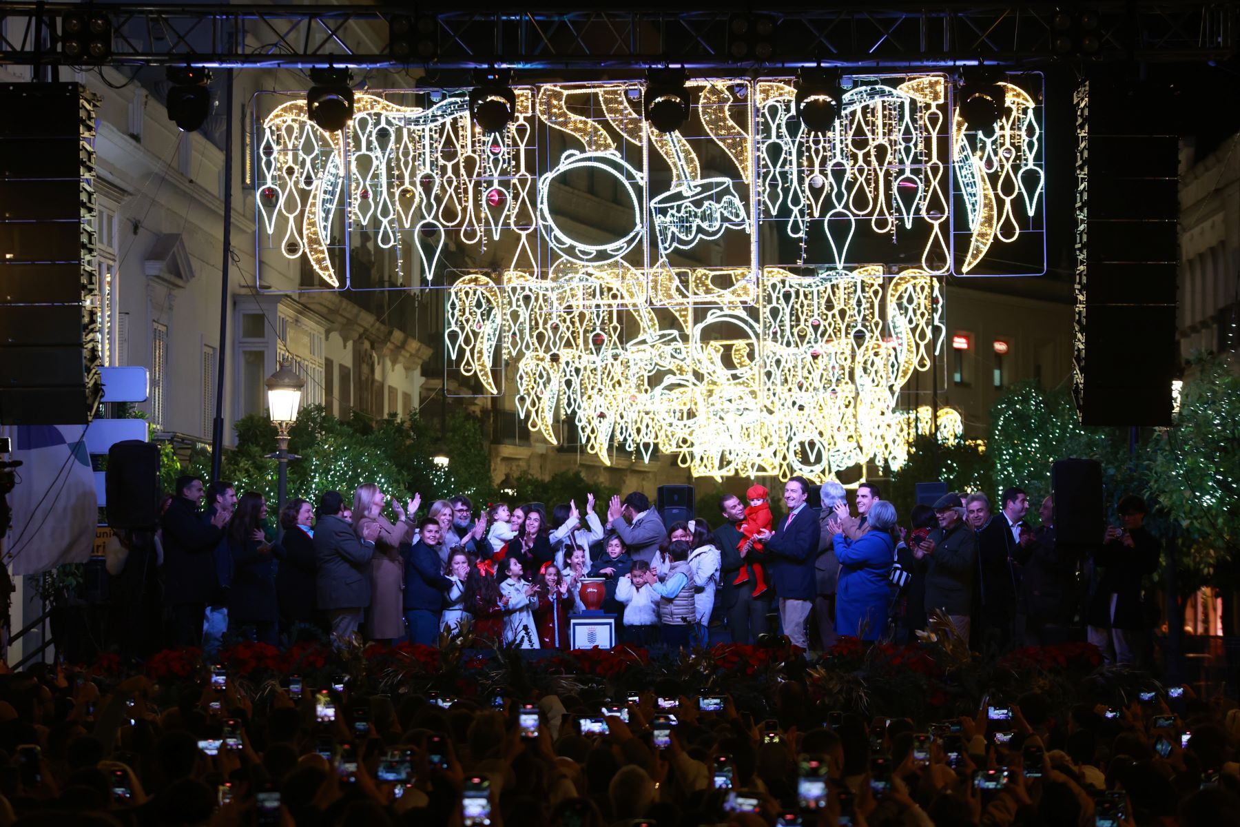 Encendido del alumbrado de Navidad en Jerez | Cristo García