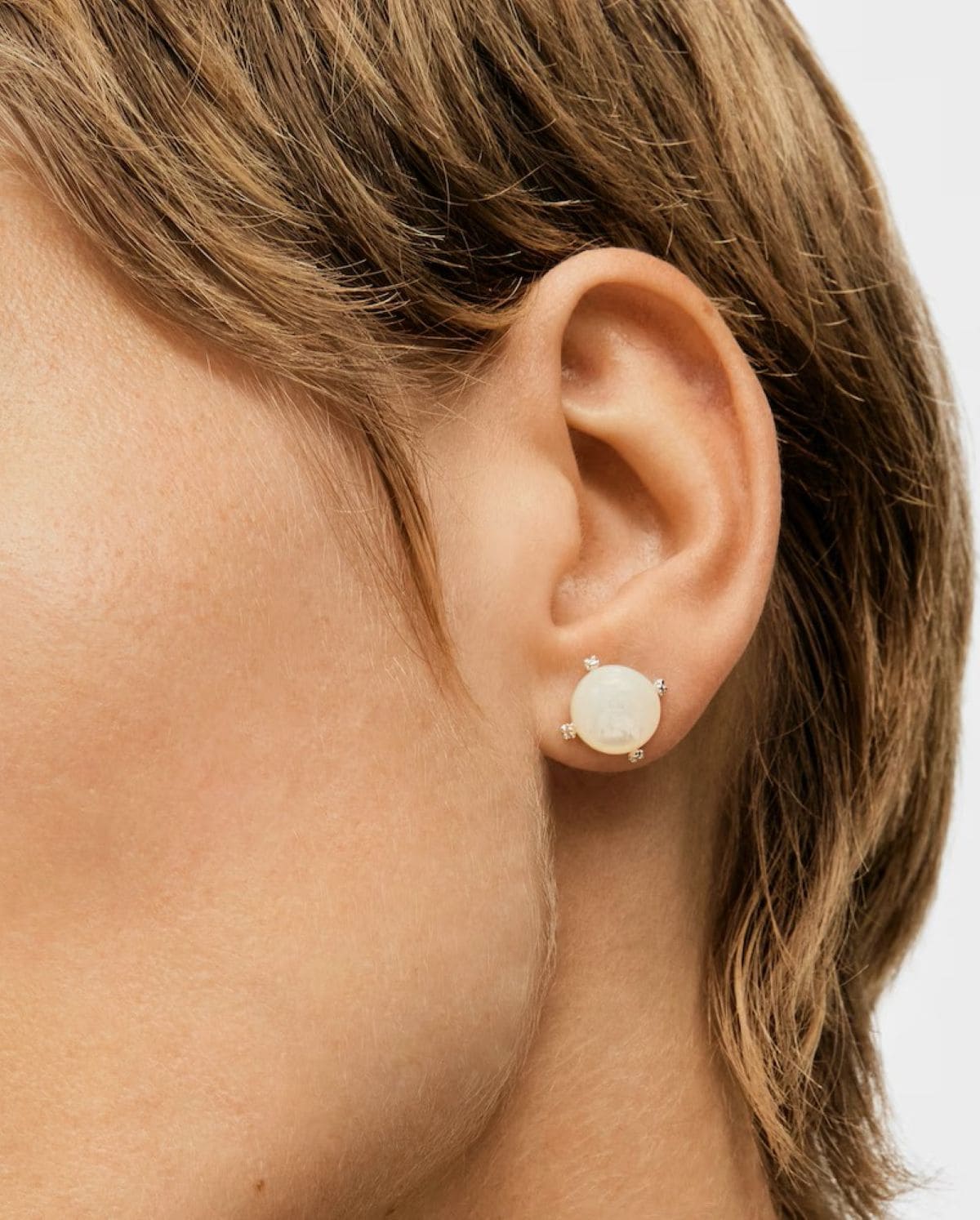 Pendientes de plata y nácar Color Pills de Tous