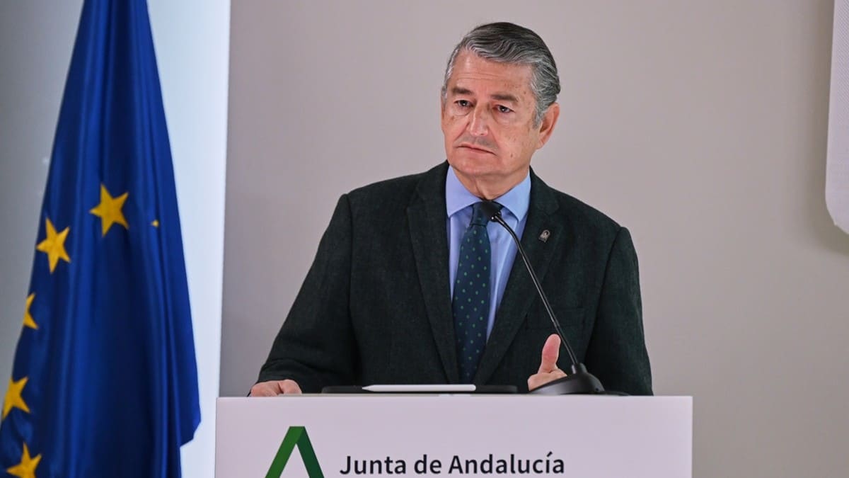 El mandatario andaluz, durante su intervención en el acto | Salvador López Medina