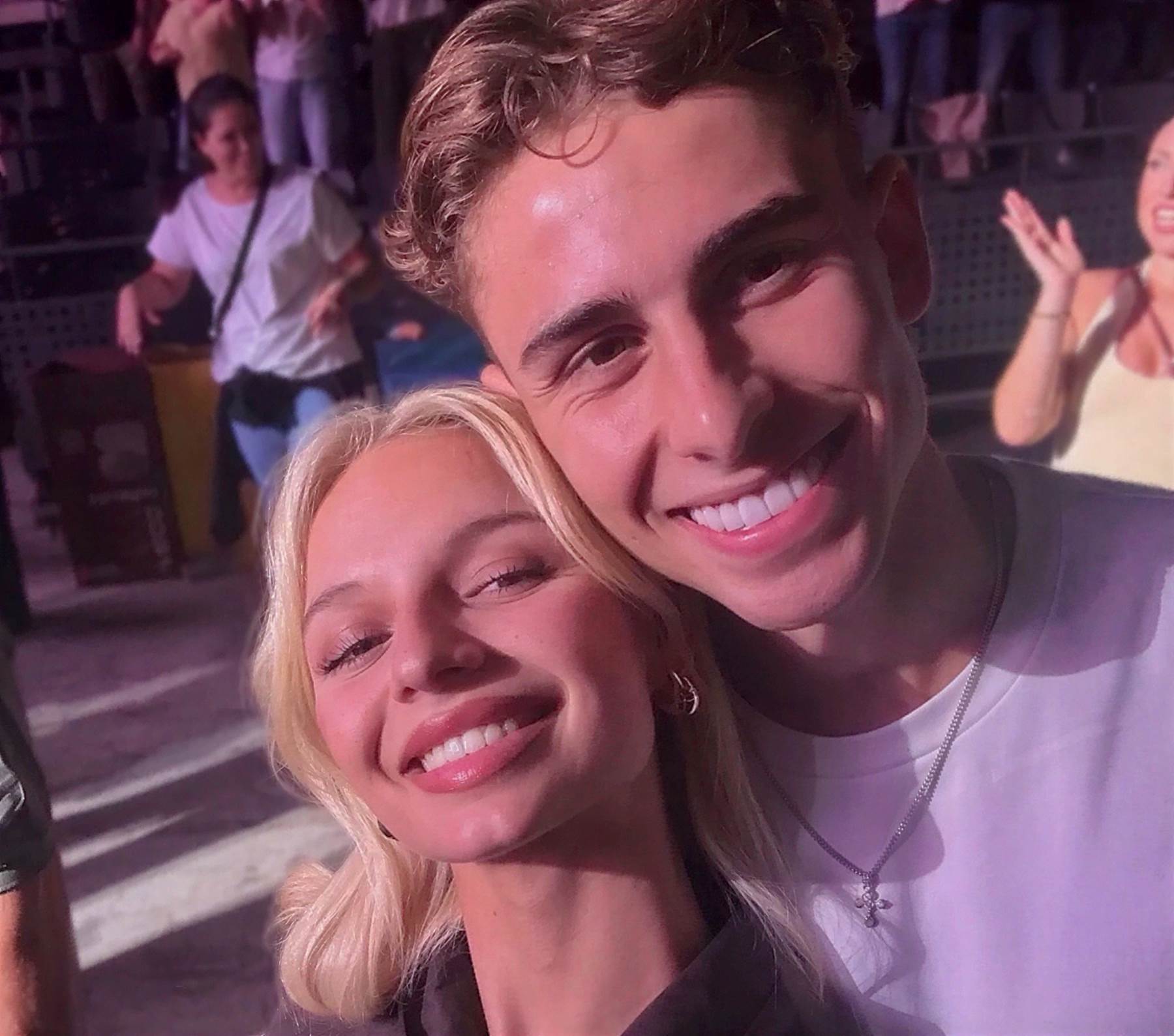 Fermín junto a Berta