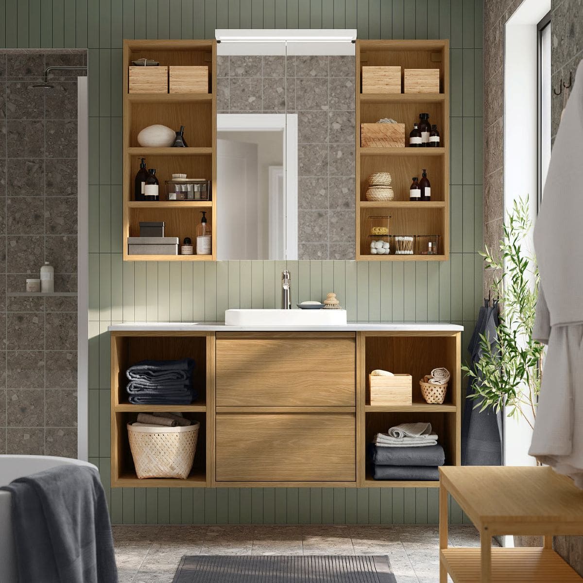 Mueble de baño de la serie ÄNGSJÖN-BACKSJÖN de Ikea