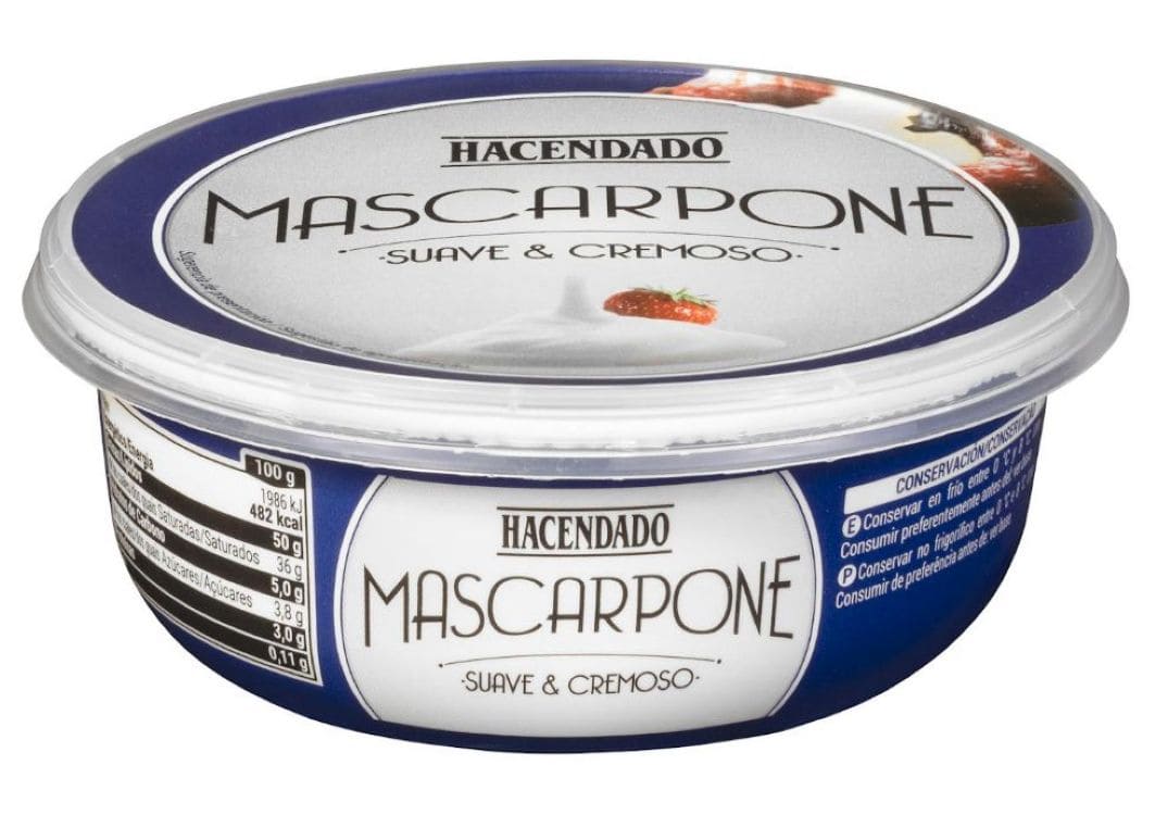 Queso mascarpone Hacendado