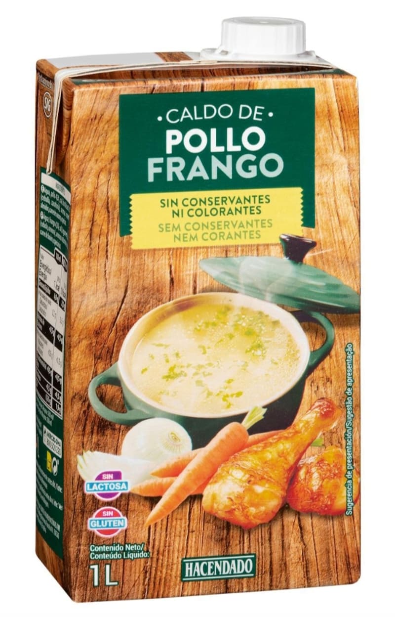 Caldo de pollo Hacendado