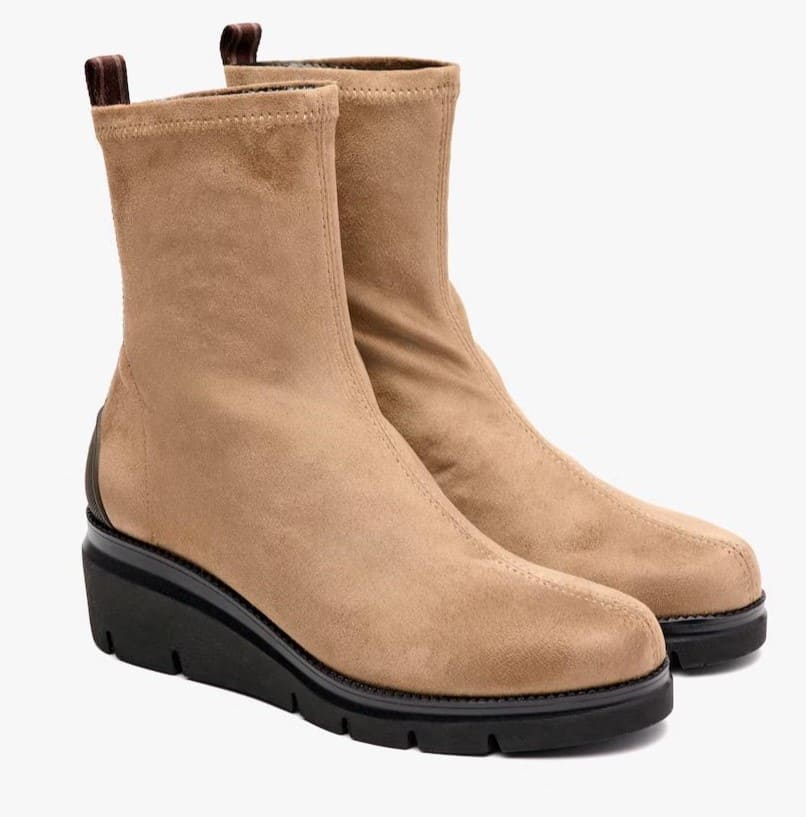 Botines de tejido elástico con cuña, Weekend by Pedro Miralles