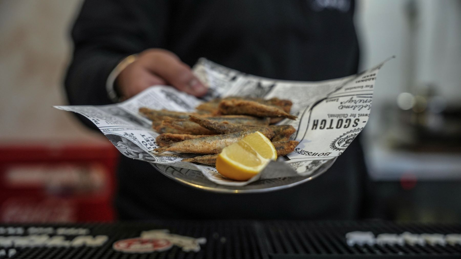 Pescaíto frito del Bar Los Tres Reyes