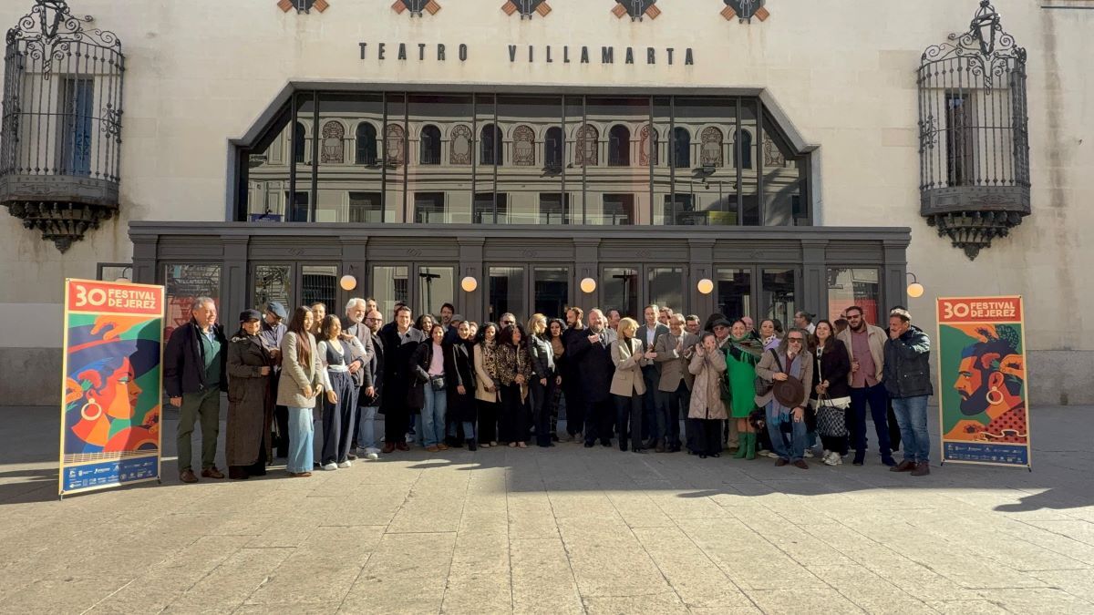 Foto de familia tras la presentación del XXX Festival de Jerez | Cristo García
