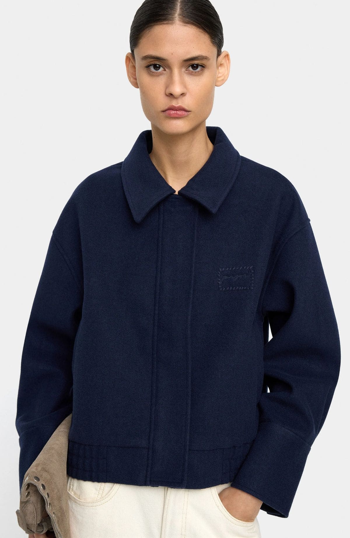 Chaqueta con bolsillos y elástico de Parfois