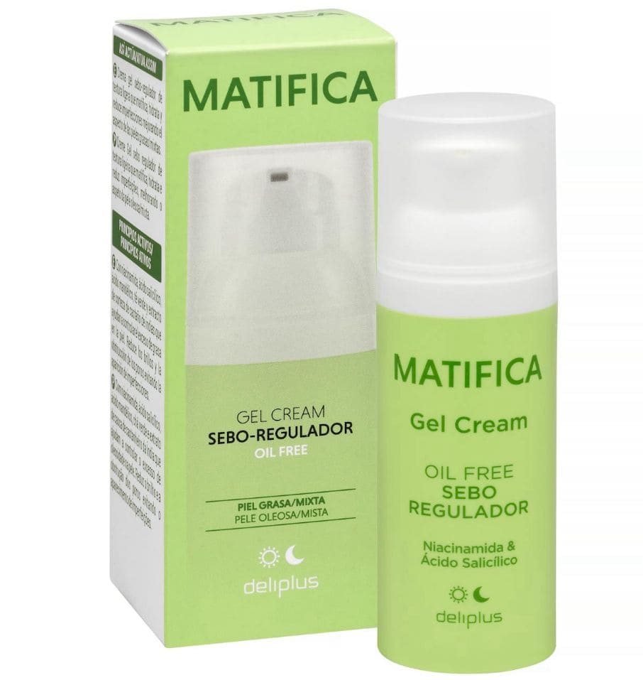 Gel facial sebo-regulador Deliplus