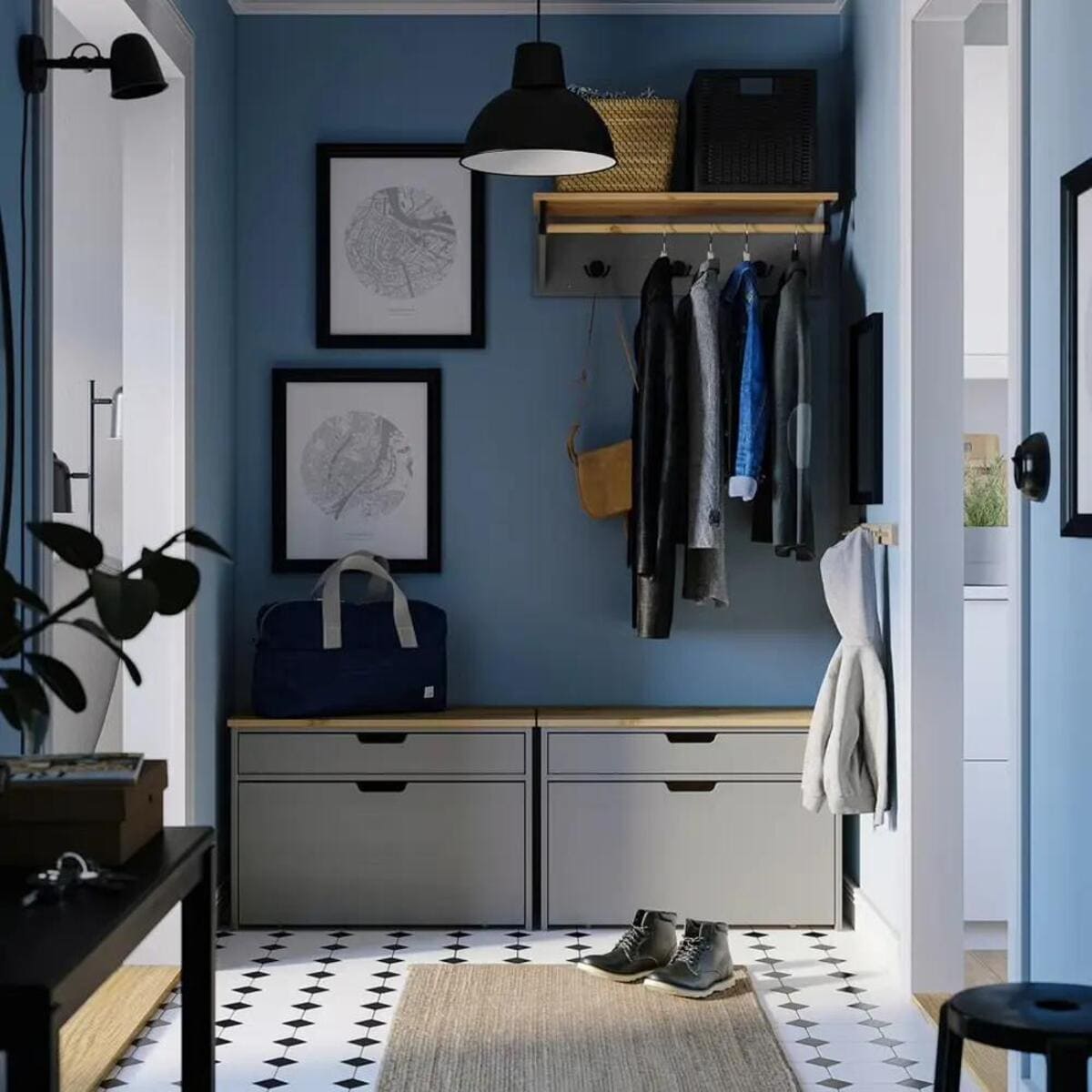 Banco con cajón KALLSÖ (2)