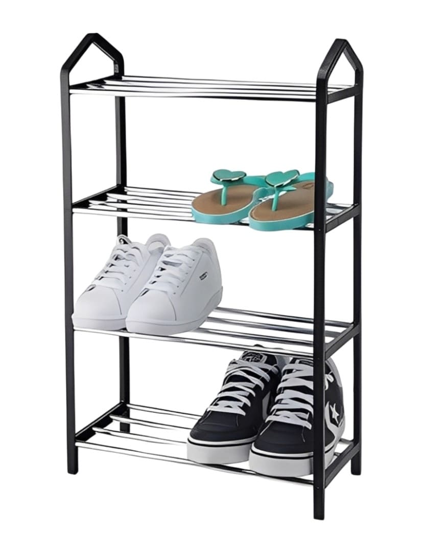 Zapatero de metal con 4 estantes, Storage
