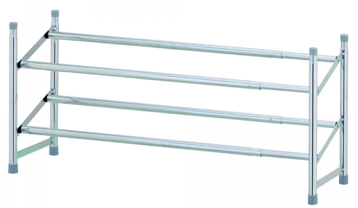 Zapatero metálico de 2 baldas, CARREFOUR HOME