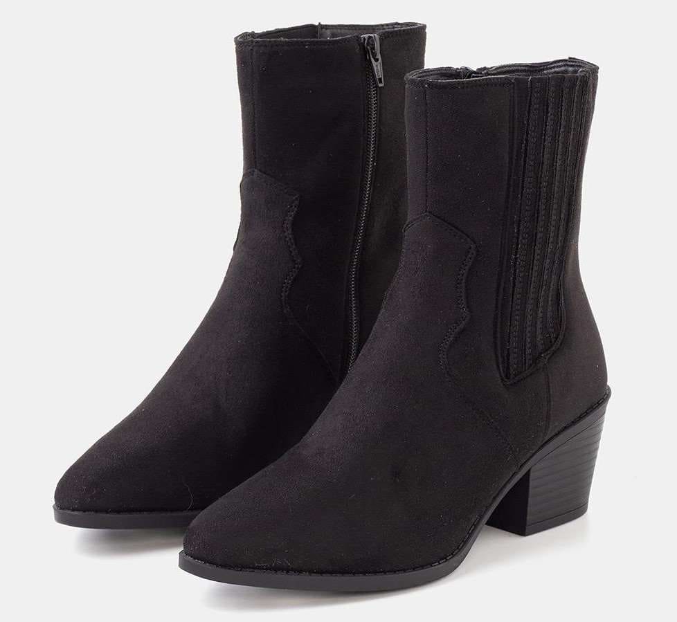 Botas cowboy con cierre de cremallera de Mujer TEX de Carrefour