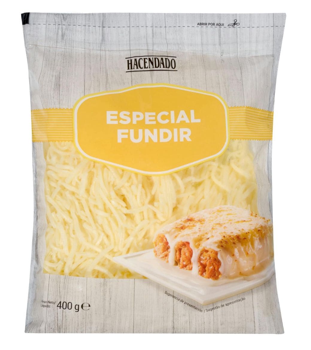 Queso rallado Hacendado