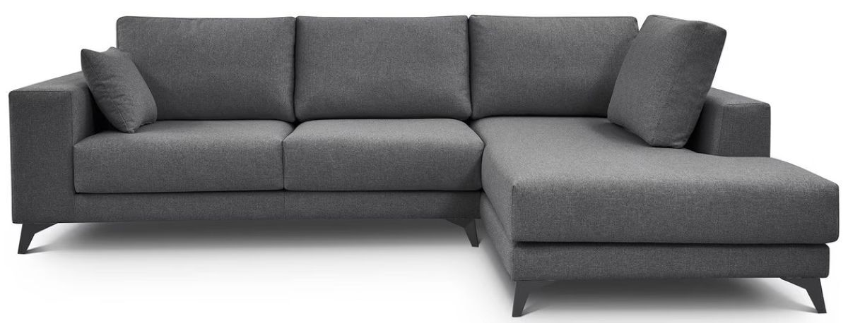 Sofá tapizado con chaise longue modelo Nido de El Corte Inglés