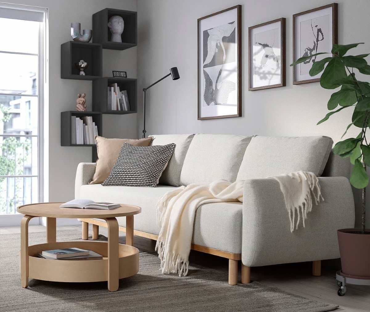 GRUNNARP Sofá cama 3 plazas de Ikea