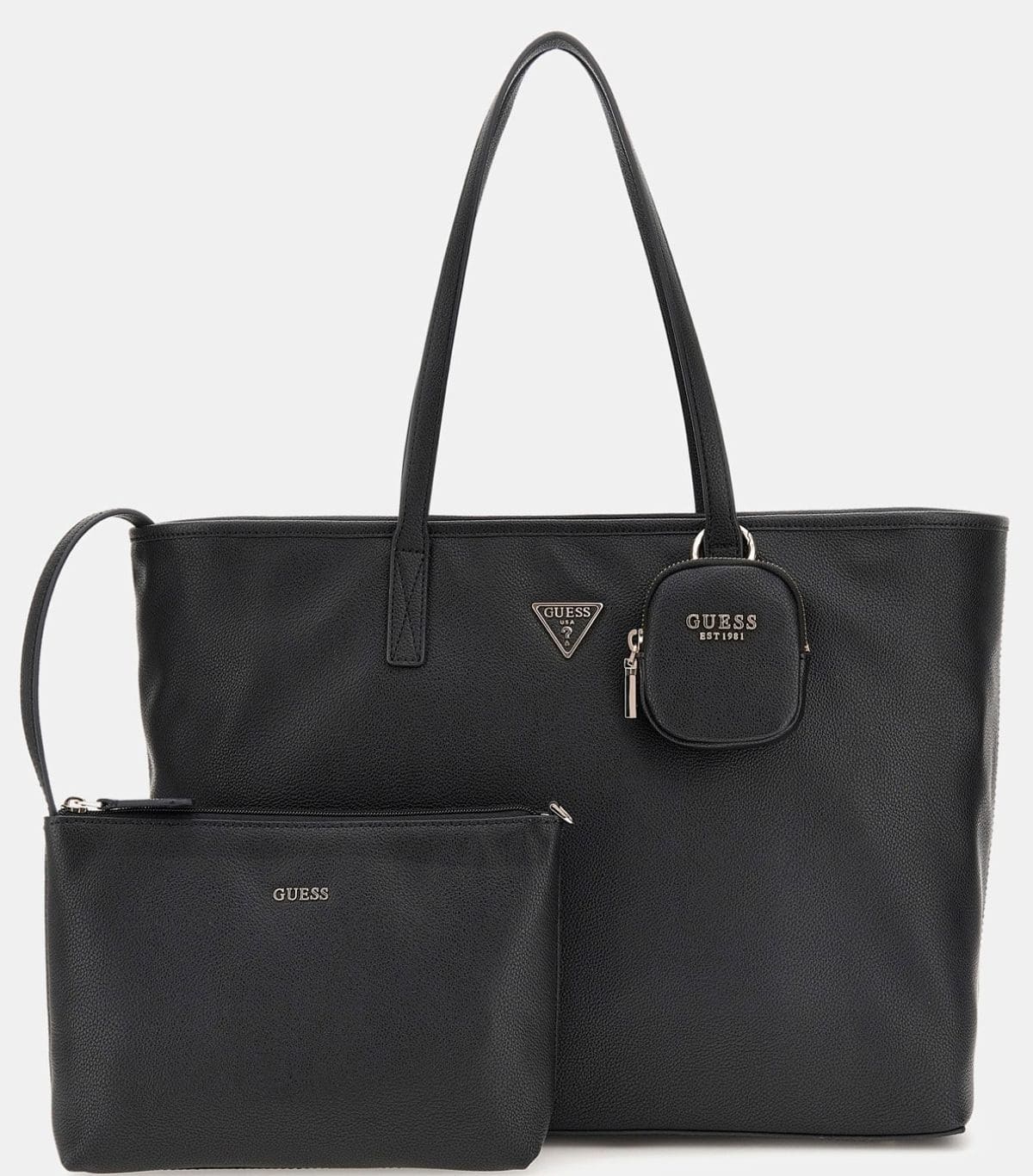 Bolso Shopper Power Play con pochette de Guess