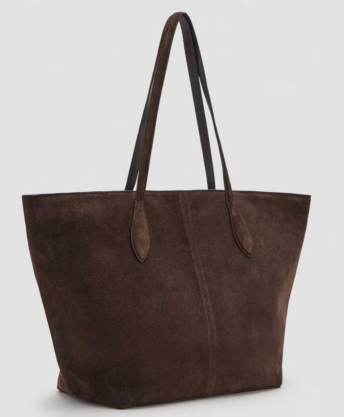 Bolso shopper serraje de Mango