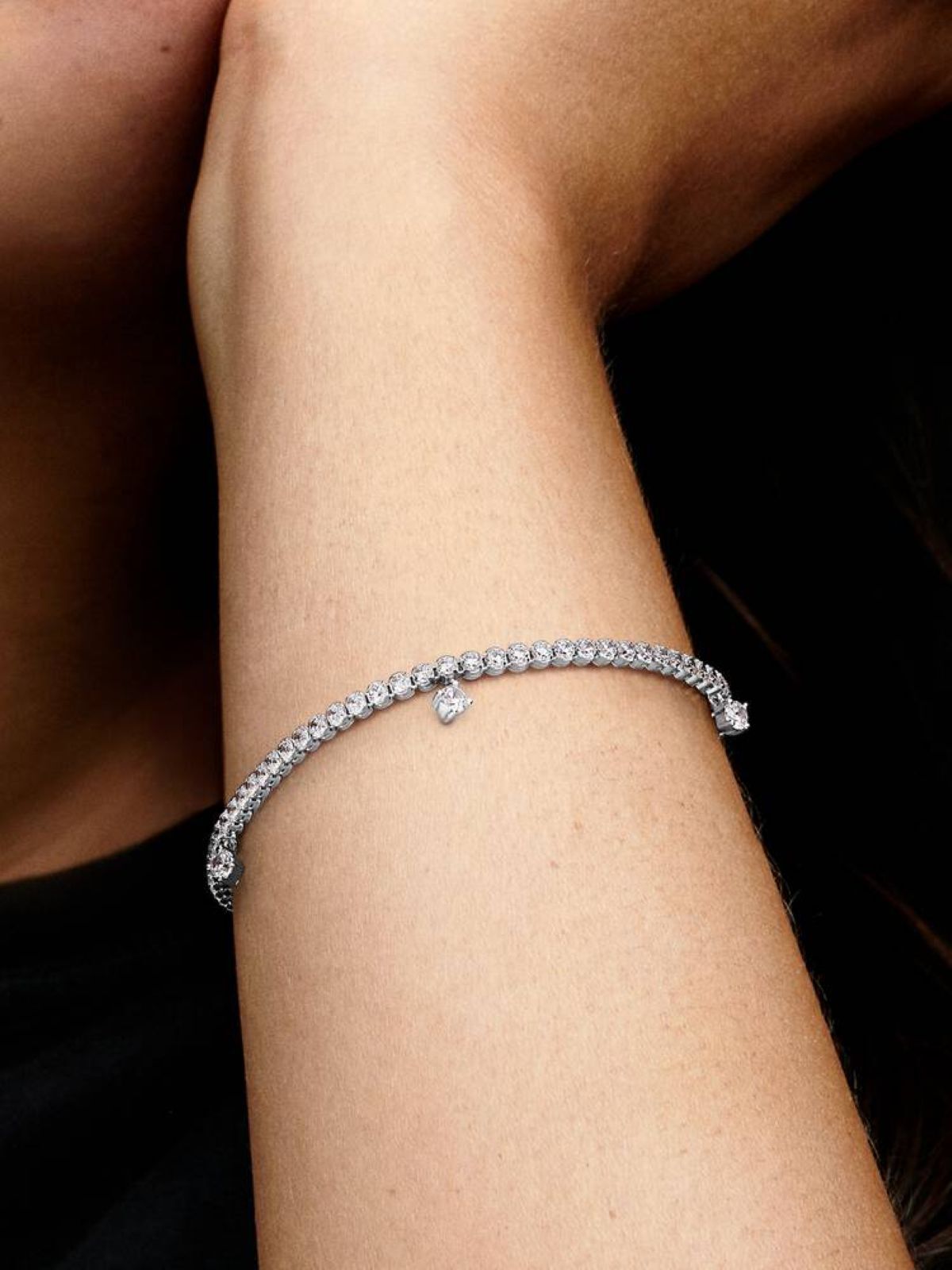 Pulsera Tenis Gotas Brillantes de Pandora