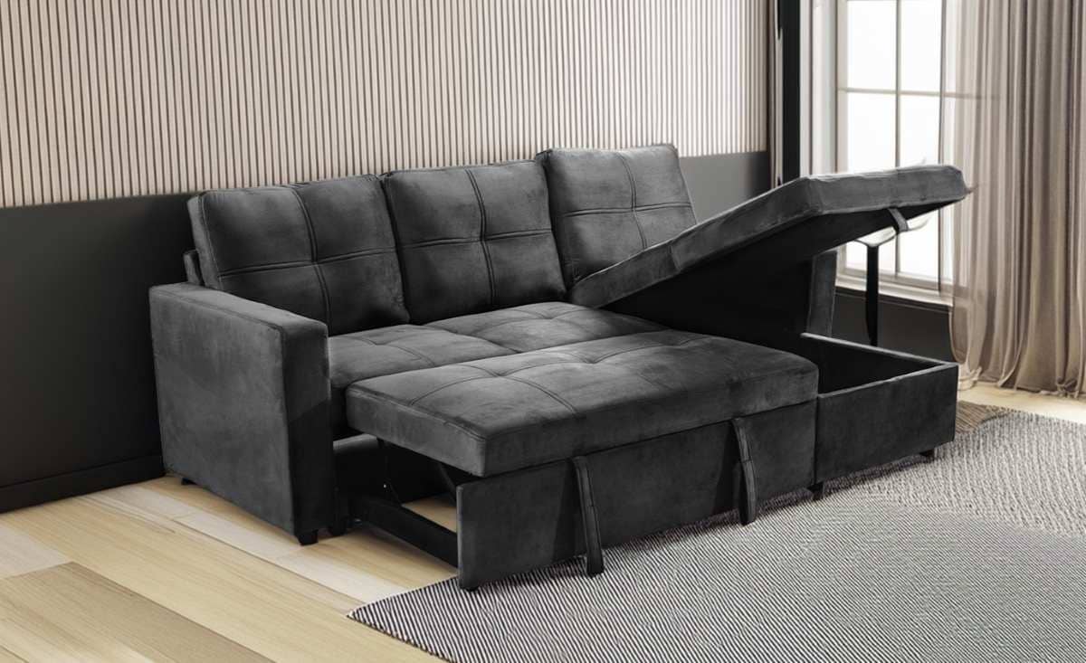 Locura en Leroy Merlin con el sofá chaise longue convertible en cama que han rebajado a mitad de precio