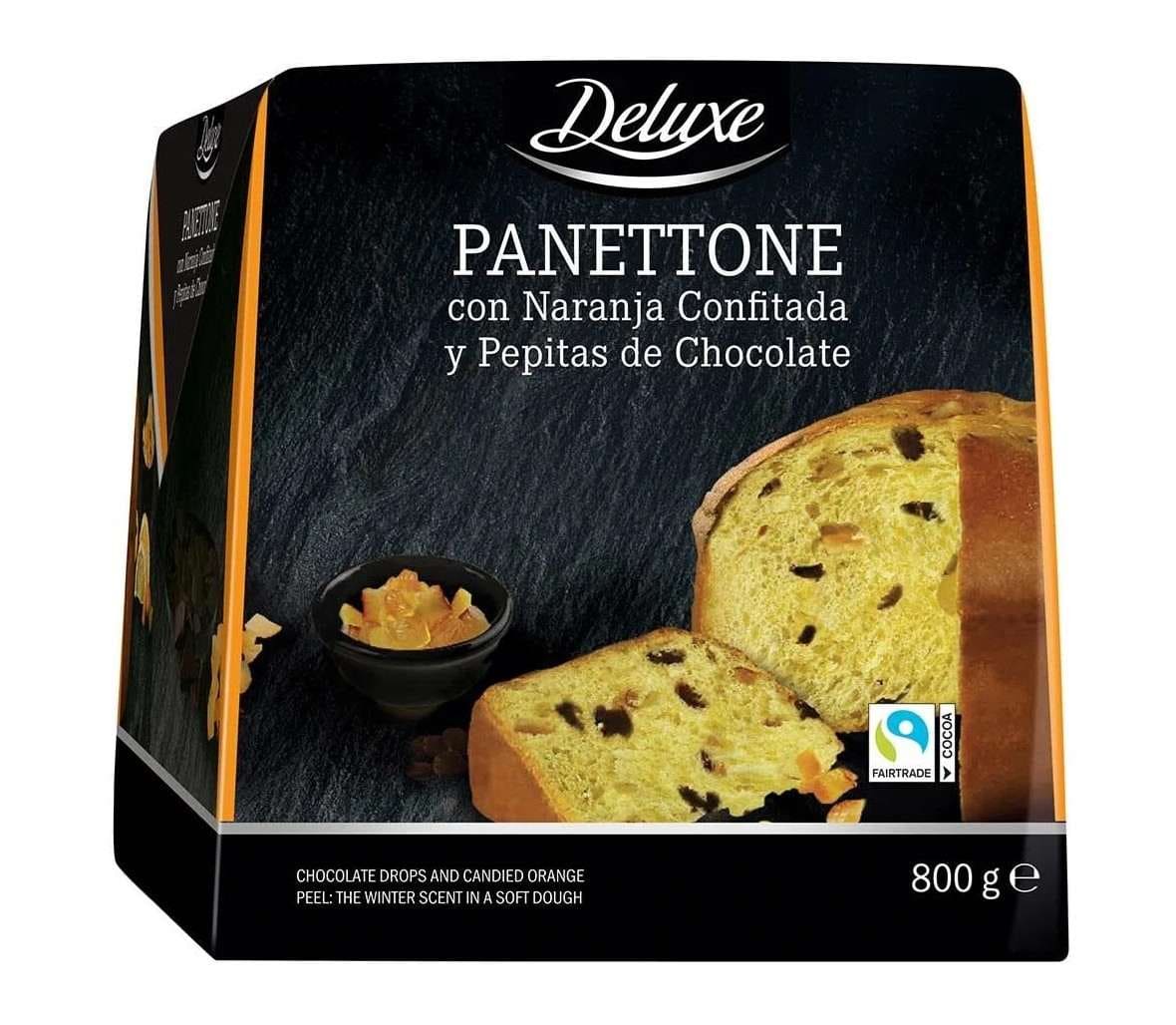 Panettone chocolate y naranja de Lidl