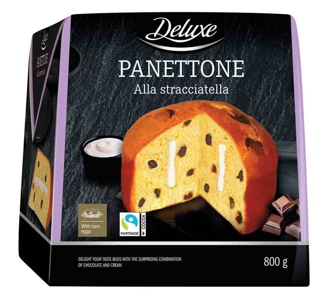 Panettone de stracciatella de Lidl