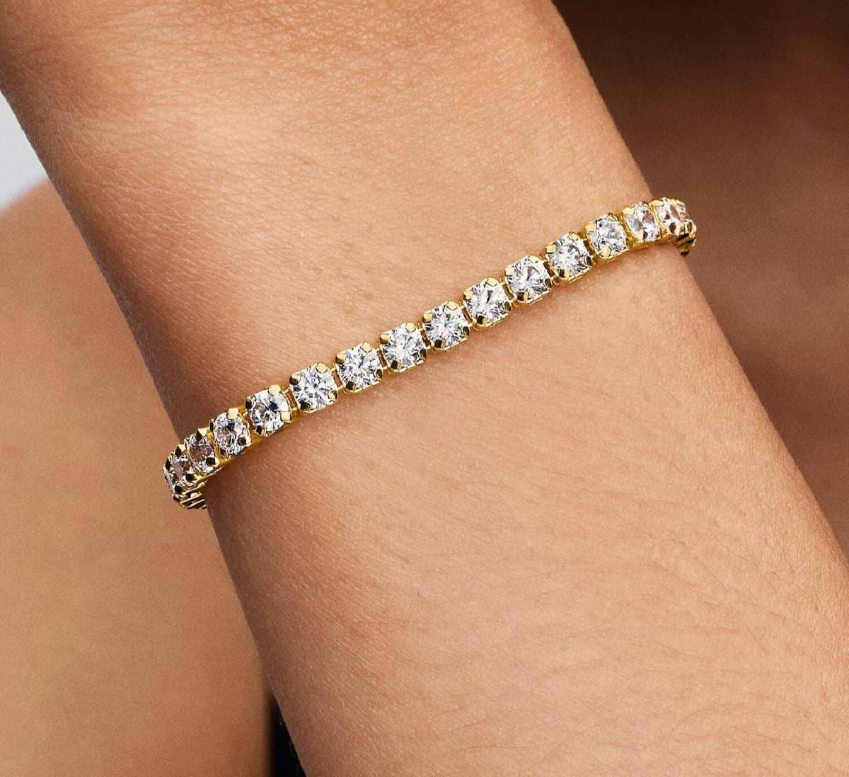 Pulsera Tenis Ancha Brillante de Pandora