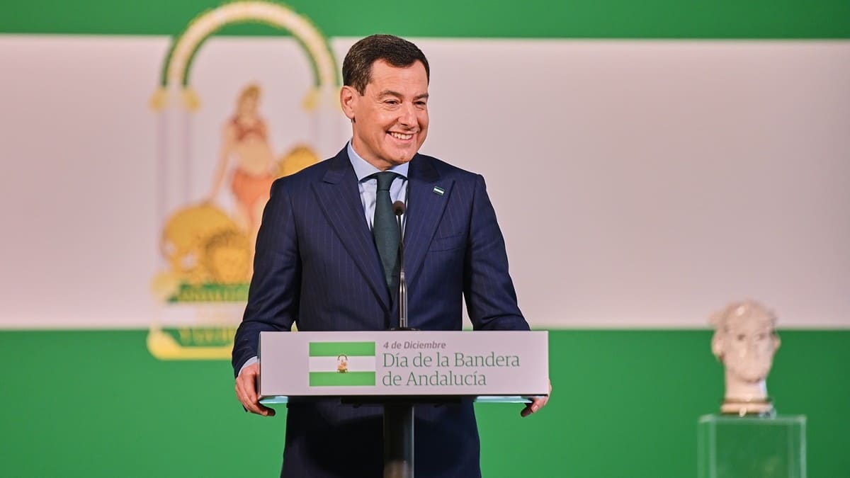 El presidente andaluz, durante su alocución | Salvador López Medina