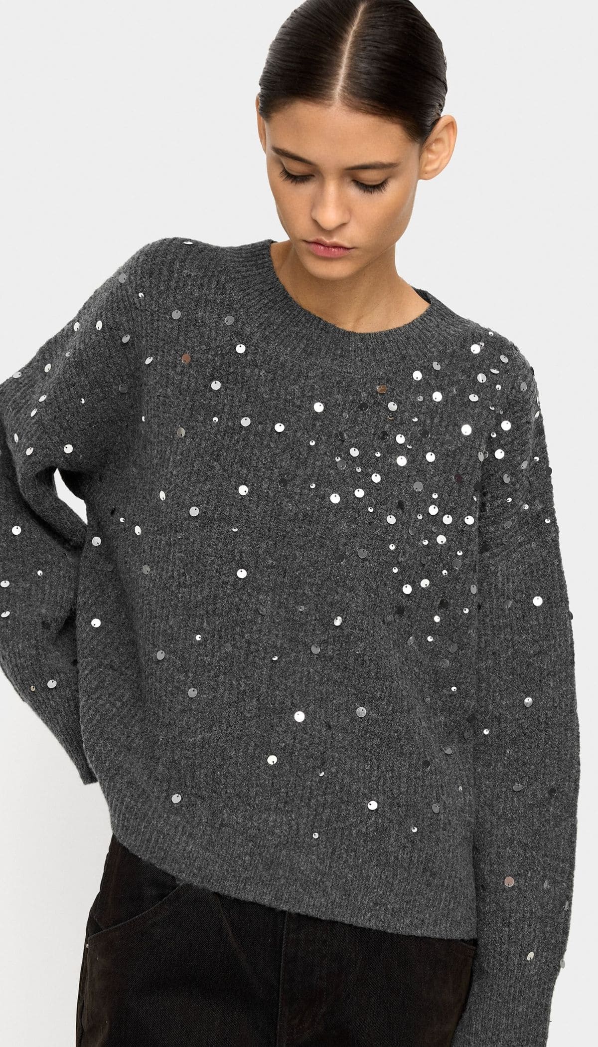 Jersey de punto con lentejuelas de Parfois