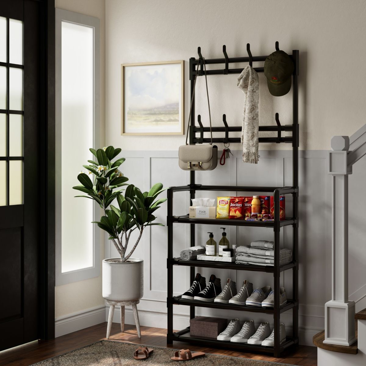 Zapatero con perchas La vie a la Maison de Leroy Merlin