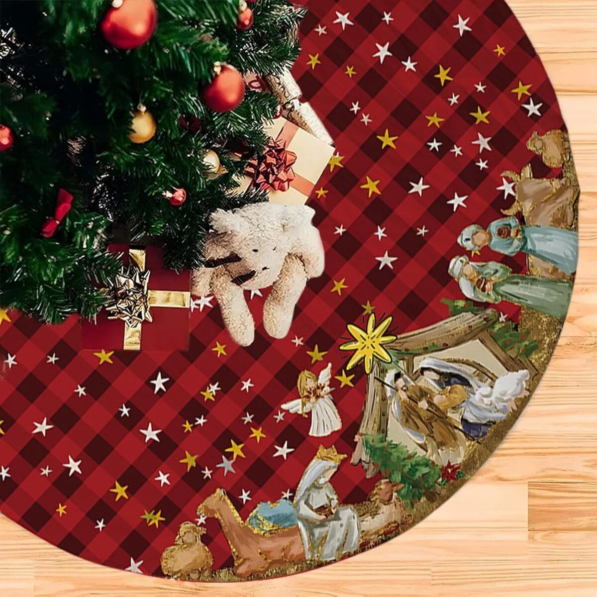 Falda redonda para árbol de navidad