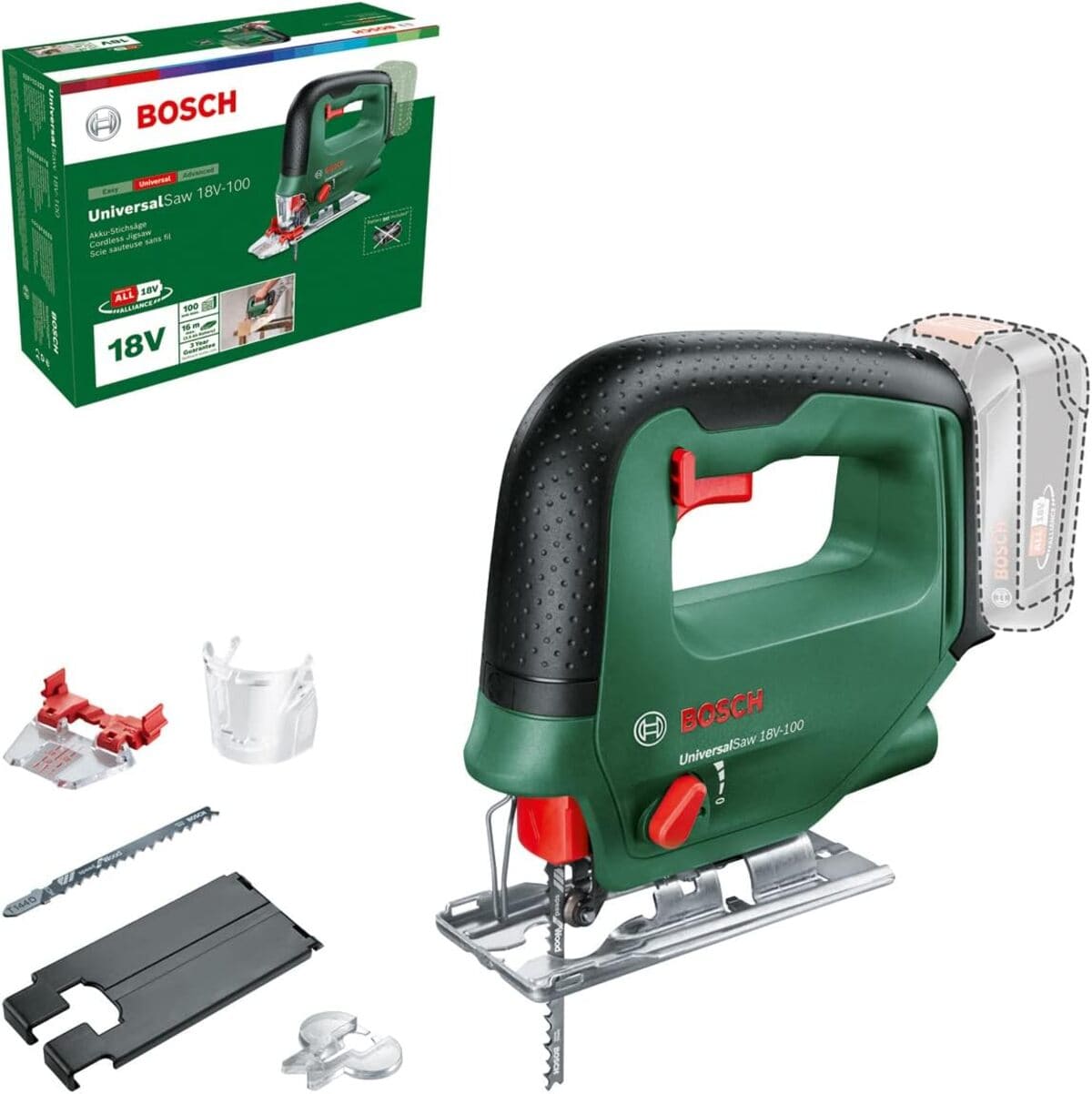 Sierra de calar a batería UniversalSaw 18V-100