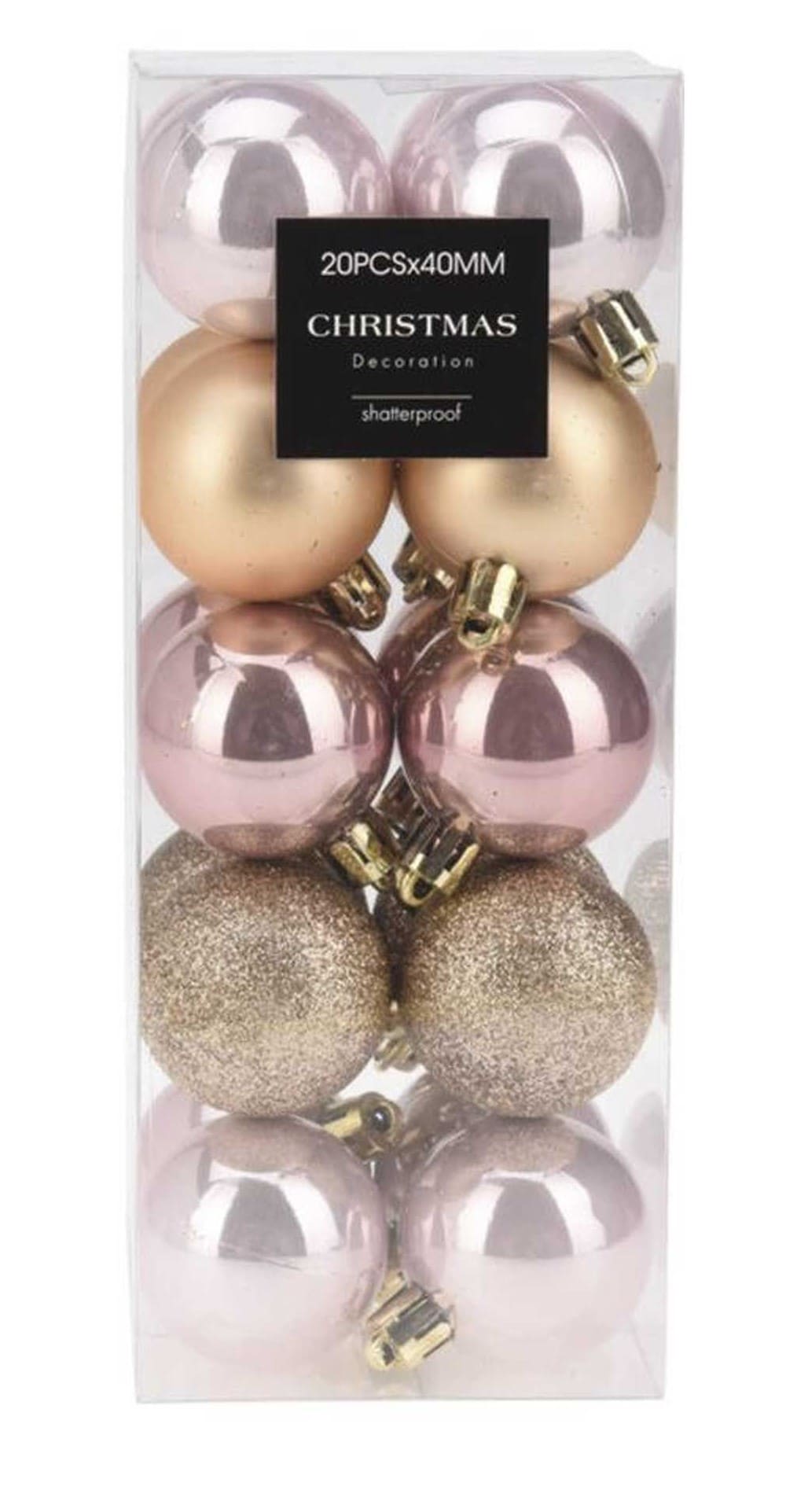 Set de 20 bolas de navidad, WellHome