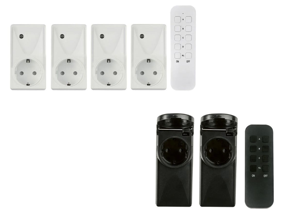 Set de enchufes con mando a distancia
