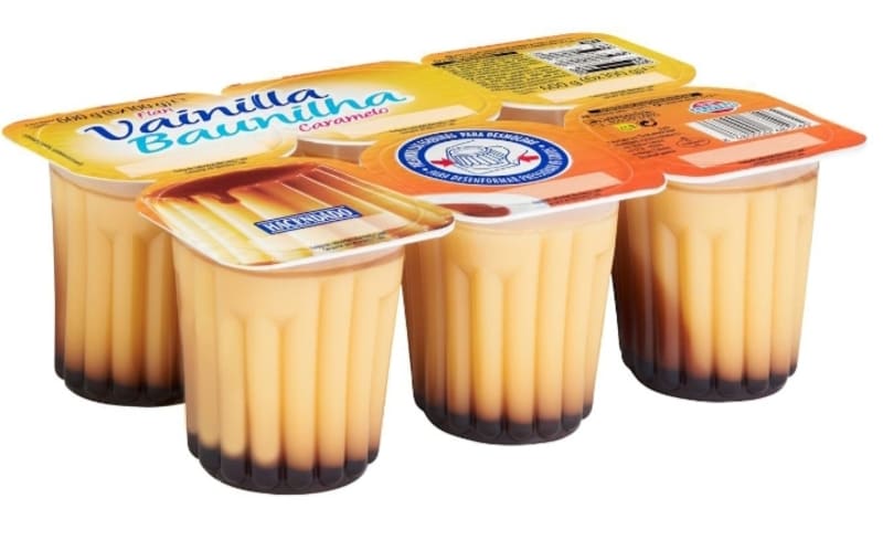 Flan de vainilla con caramelo Hacendado