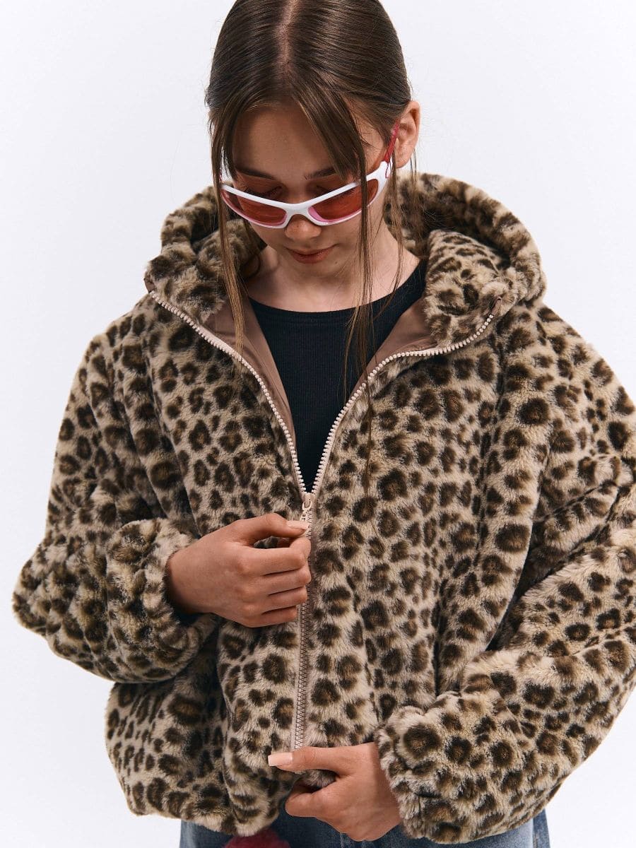 Abrigo estampado TEX