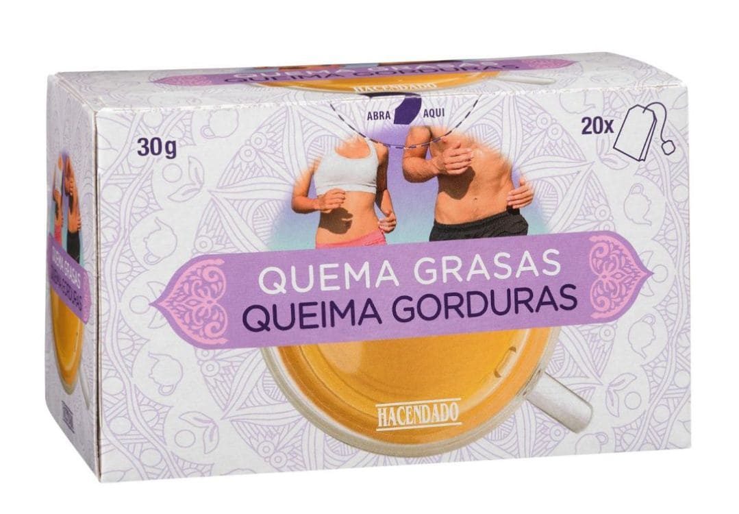 Infusión quema grasas Hacendado