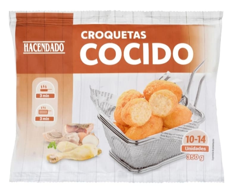 Croquetas de cocido Hacendado ultracongeladas