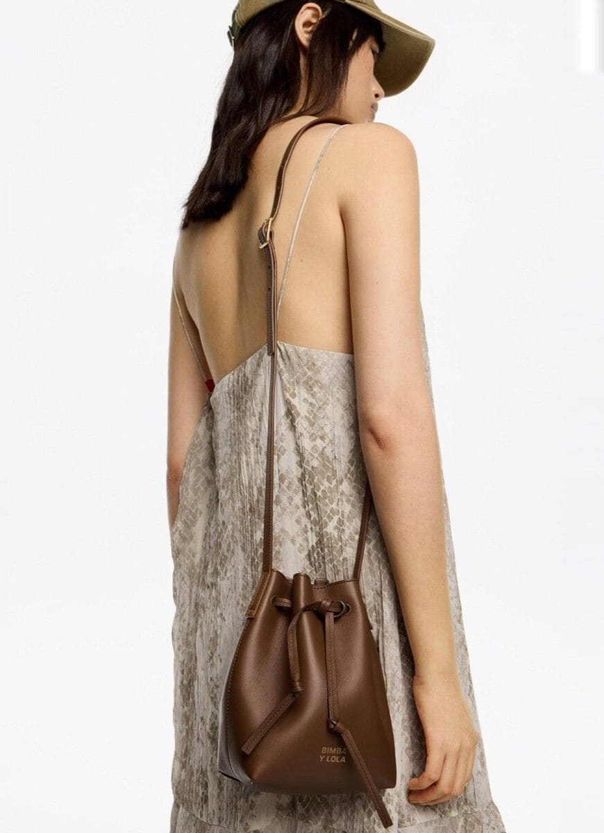 Bimba y Lola Bandolera de mujer bucket piel