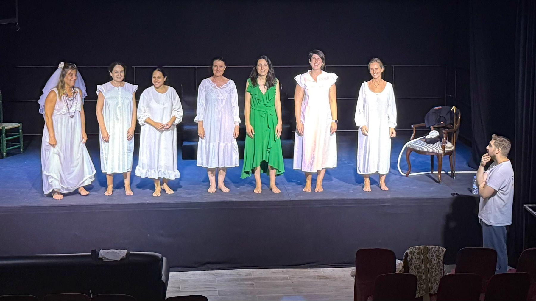 Obra de teatro en la Escuela María Espejo