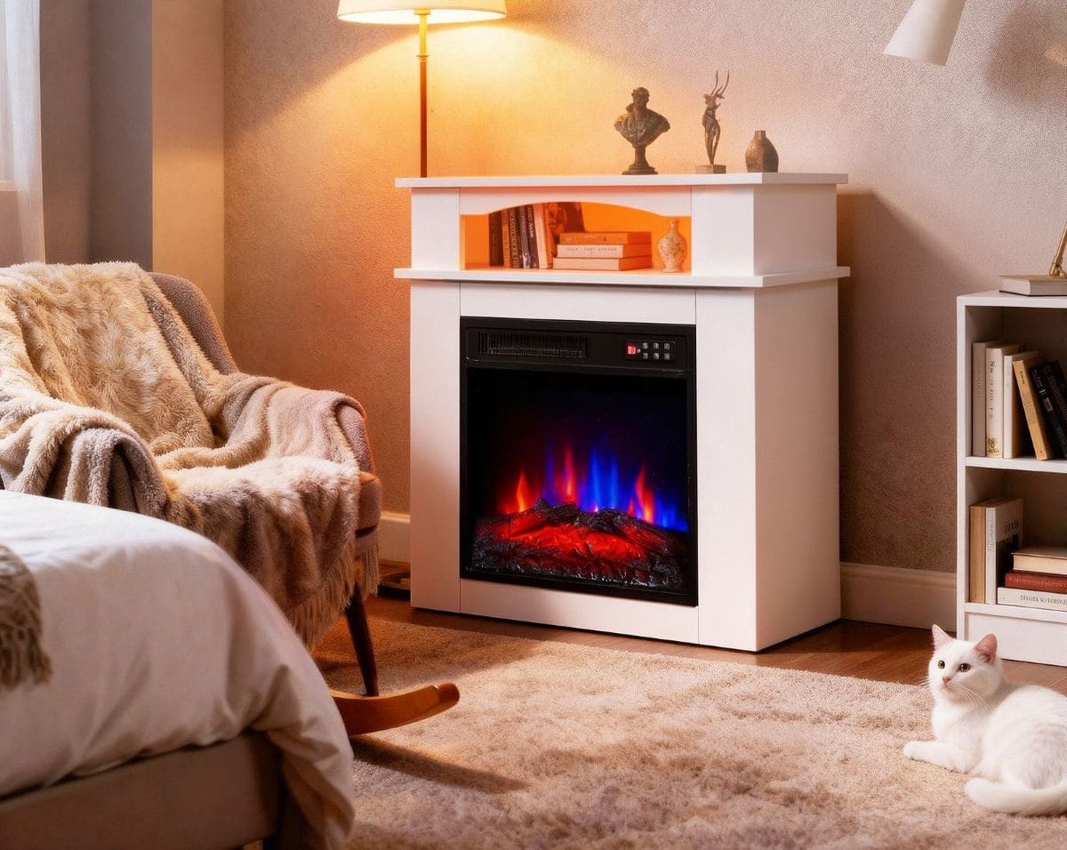 HOMAVO Chimenea Eléctrica con Mueble en Leroy Merlin