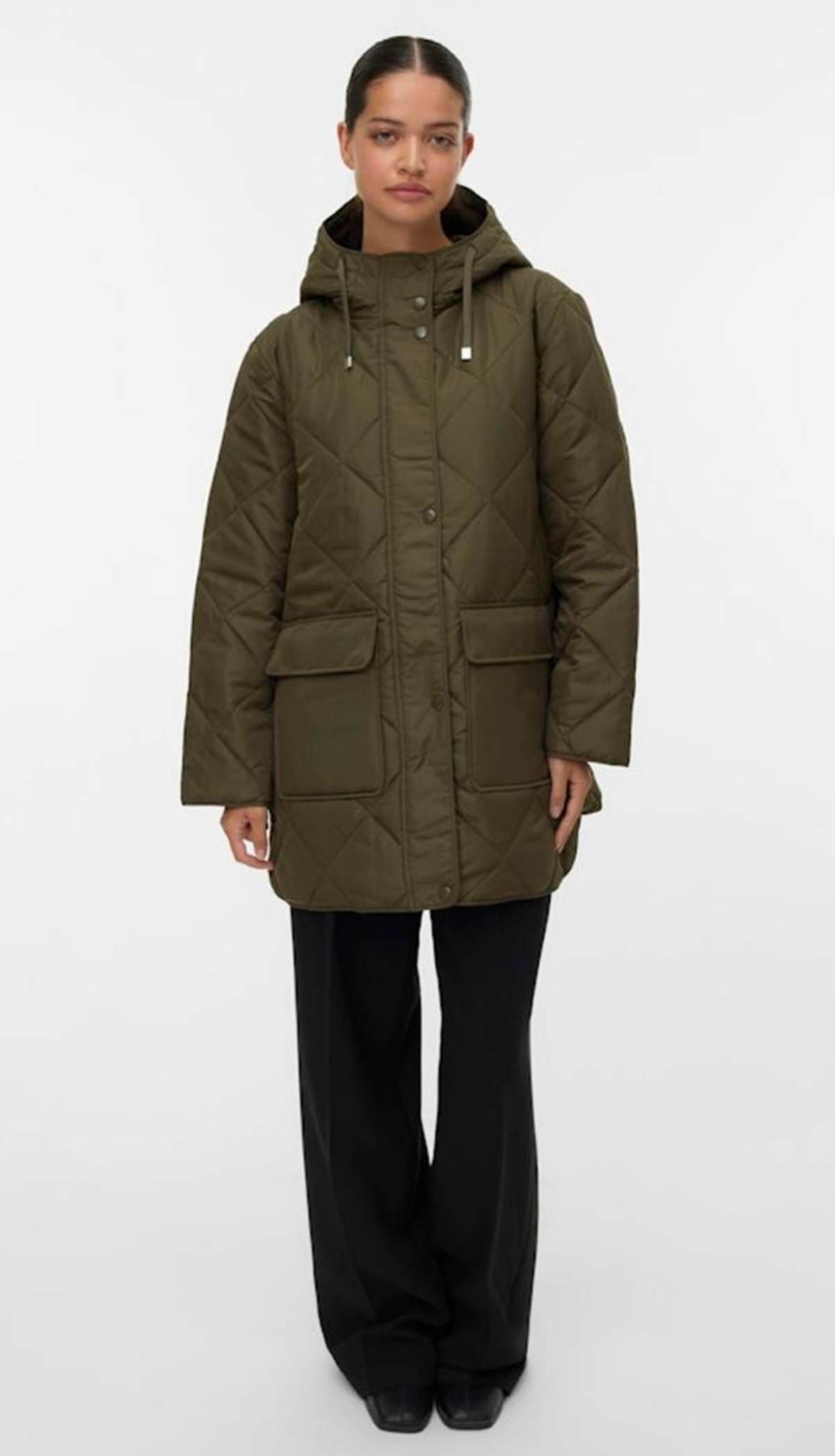 Vero Moda Abrigo midi de mujer acolchado en El Corte Inglés