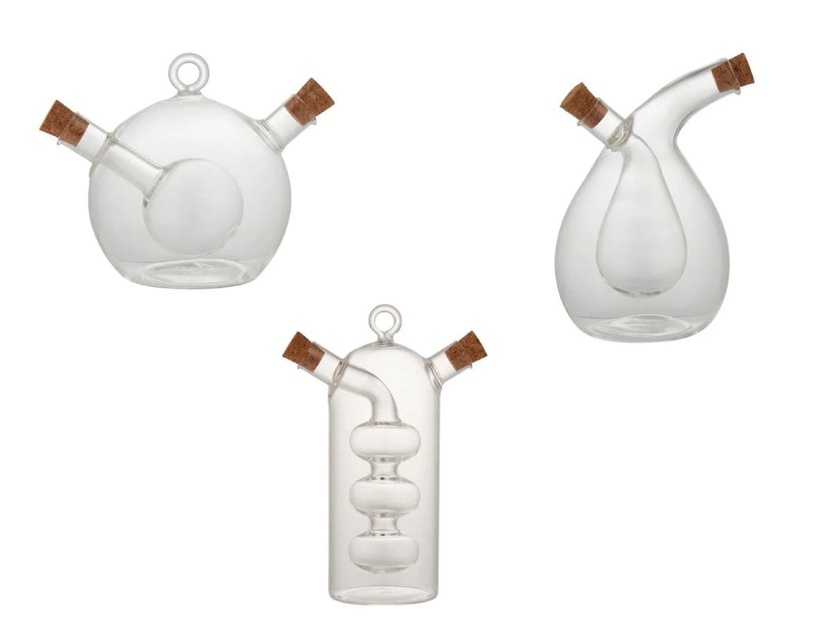 Botella de aceite y vinagre 2 en 1, Salter