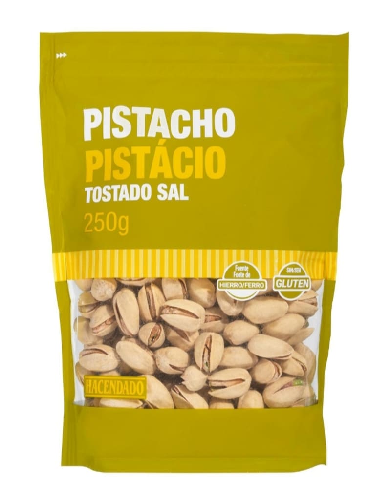 Pistacho tostado Hacendado con sal
