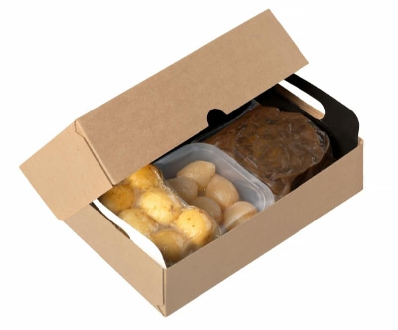 Carrillada de vacuno guisada en salsa de vino tinto Listo para Comer