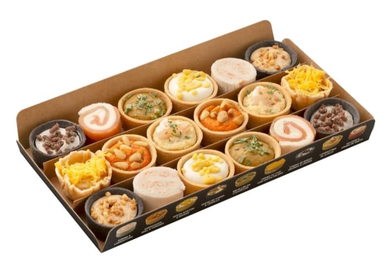 Surtido de canapés congelados Listo para Comer