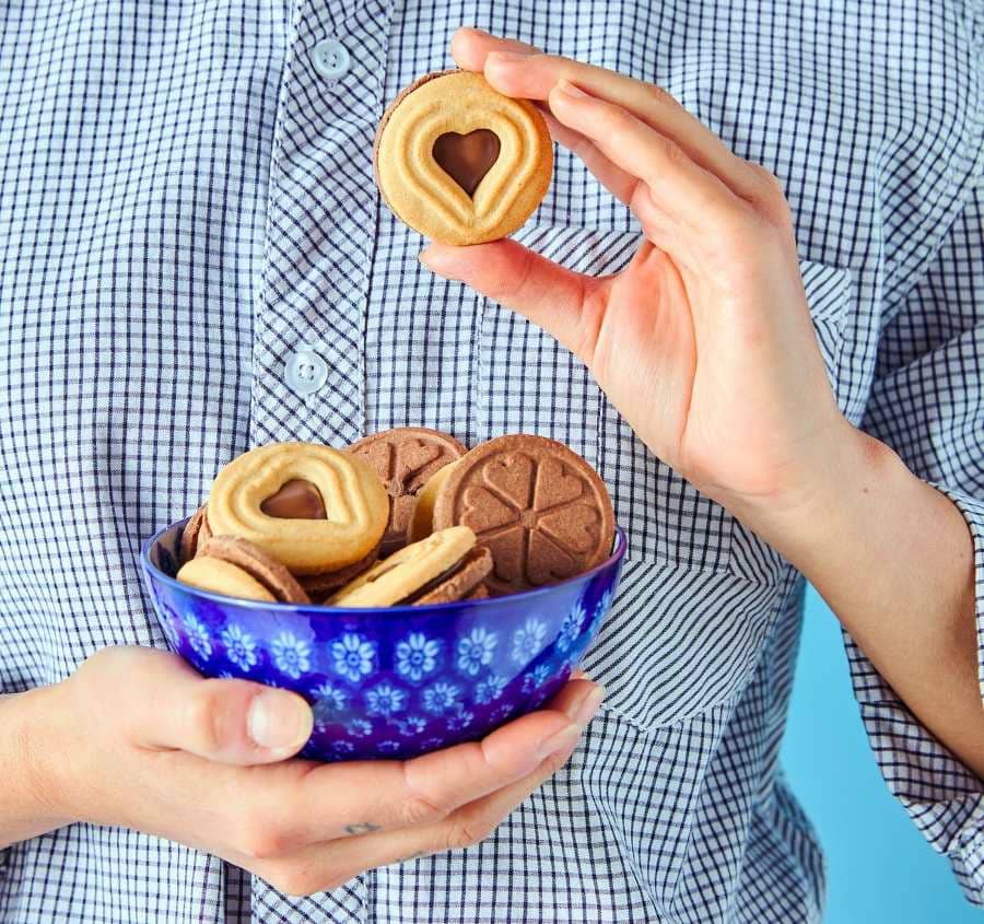 KAFFEREPGalletas, con relleno sabor chocolate de Ikea