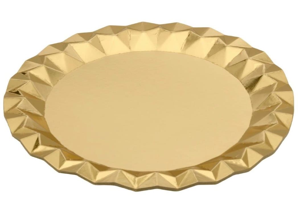 Bandeja oro Navidad Bosque Verde