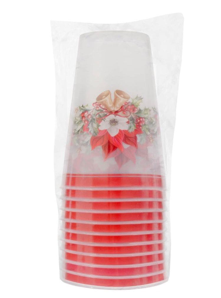 Vasos decoración Navidad Bosque Verde 